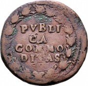 Italy Pubblica (Filippo IV) KM# 49 PVBLI CA COMMO DITAS coin reverse Italy Pubblica (Filippo IV) KM# 49 PVBLI CA COMMO DITAS coin reverse