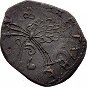 Italy Pubblica (3 Tornesi) Neapolitan Republic 1648 GA/C KM# 88 PAX ET VBERTAS coin reverse Italy Pubblica (3 Tornesi) Neapolitan Republic 1648 GA/C KM# 88 PAX ET VBERTAS coin reverse