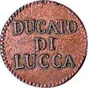 Italy Quattrino Carlo II. Lucca 1826 KM# A31 DUCATO DI LUCCA coin obverse