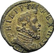 Italy Quattrino (Filippo III) KM# 1 PHILLIP III REX HISP coin obverse Italy Quattrino (Filippo III) KM# 1 PHILLIP III REX HISP coin obverse