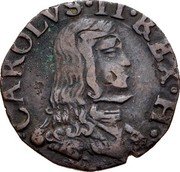 Italy Quattrino Carlo II ND KM# 67 CAROLVS II REX H coin obverse Italy Quattrino Carlo II ND KM# 67 CAROLVS II REX H coin obverse
