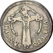 Italy Santacroce Lucca Coinage 1756 KM# 16 SANCTUS VULTUS coin reverse Italy Santacroce Lucca Coinage 1756 KM# 16 SANCTUS VULTUS coin reverse
