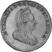 Italy Scudo Maria Theresa 1778 KM# 192 M THERESIA D G R IMP HU BO REG A A coin obverse Italy Scudo Maria Theresa 1778 KM# 192 M THERESIA D G R IMP HU BO REG A A coin obverse
