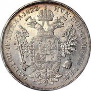 Italy Scudo Francesco I 1822 M C# 8.1 HVN BOH LOMB ET VEN GAL LOD IL REX A A 1822 coin reverse Italy Scudo Francesco I 1822 M C# 8.1 HVN BOH LOMB ET VEN GAL LOD IL REX A A 1822 coin reverse