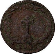 Italy Sesino Carlo VI 1736 KM# 249 SESINO DI MAN TOVA coin reverse Italy Sesino Carlo VI 1736 KM# 249 SESINO DI MAN TOVA coin reverse