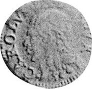 Italy Sesino Carlo II Gonzaga ND KM# 168 CAROLVS II D G DVX coin obverse Italy Sesino Carlo II Gonzaga ND KM# 168 CAROLVS II D G DVX coin obverse