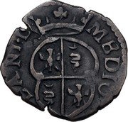 Italy Sesino Filippo IV ND KM# 35 MEDIO LANI coin reverse Italy Sesino Filippo IV ND KM# 35 MEDIO LANI coin reverse