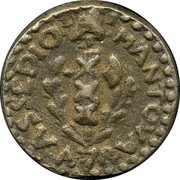 Italy Soldo Manuta Coinage 1799 KM# 275 ASSEDIO MANTOVA AR coin obverse Italy Soldo Manuta Coinage 1799 KM# 275 ASSEDIO MANTOVA AR coin obverse