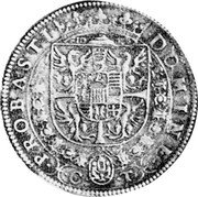 Italy Tallero Ferdinando Gonzaga 1620 KM# 78 DOMINE PROBASTI FID ES coin reverse Italy Tallero Ferdinando Gonzaga 1620 KM# 78 DOMINE PROBASTI FID ES coin reverse