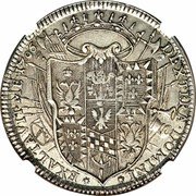 Italy Tallero Hercules III 1796 C# 20.2 DEXTERA DOMINI EXALTAVIT ME 1796 coin reverse Italy Tallero Hercules III 1796 C# 20.2 DEXTERA DOMINI EXALTAVIT ME 1796 coin reverse