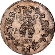 Italy Tari Carlo II 1691 IM//AG-A KM# 117 A G A GXX coin reverse Italy Tari Carlo II 1691 IM//AG-A KM# 117 A G A GXX coin reverse