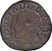 Italy Tornese (Filippo IV) KM# 77 PHILIP IIII D G REX coin obverse