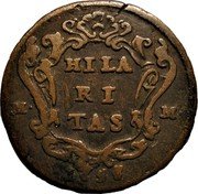Italy Tornese (Carlo. Naples) KM# 157 HILA RI TAS M M 1757 coin reverse Italy Tornese (Carlo. Naples) KM# 157 HILA RI TAS M M 1757 coin reverse