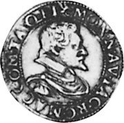 Italy Zecchino Maccagno 1622 KM# 23 MON N AV IAC ROM AC COM TA coin obverse