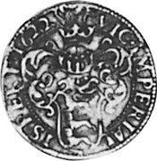 Italy Zecchino Maccagno 1622 KM# 23 VIC IMPERIAL IS...1622 coin reverse