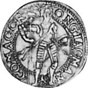 Italy Zecchino Maccagno ND (1622) KM# 20 COMAC OR ONGIAC MAN coin obverse