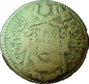 Italy 1/2 Baiocco Innocent X 1651 VIII (1651) KM# 7 INNOCEN P M A VIII coin obverse Italy 1/2 Baiocco Innocent X 1651 VIII (1651) KM# 7 INNOCEN P M A VIII coin obverse