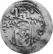 Italy 1/2 Baiocco Pius VI. Perugia 1797 XXIII KM# 4 PIVS SEXTVS P M A XXIII coin obverse Italy 1/2 Baiocco Pius VI. Perugia 1797 XXIII KM# 4 PIVS SEXTVS P M A XXIII coin obverse
