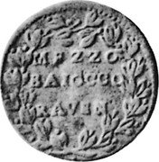 Italy 1/2 Baiocco Ravenna Coinage ND (1750) KM# 18 MEZZO BAIOCCO RAVEN coin reverse Italy 1/2 Baiocco Ravenna Coinage ND (1750) KM# 18 MEZZO BAIOCCO RAVEN coin reverse