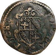 Italy 1/2 Bolognino Paul V 1620 MDCXX KM# 20 BONONIA DOCET coin obverse Italy 1/2 Bolognino Paul V 1620 MDCXX KM# 20 BONONIA DOCET coin obverse