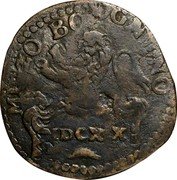 Italy 1/2 Bolognino Paul V 1620 MDCXX KM# 20 MEZO BOLOGNINO MDCXX coin reverse Italy 1/2 Bolognino Paul V 1620 MDCXX KM# 20 MEZO BOLOGNINO MDCXX coin reverse