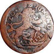 Italy 1/2 Bolognino Innocent XIII 1721 KM# 161 MEZZO BOLOGNINO 1721 A B coin reverse Italy 1/2 Bolognino Innocent XIII 1721 KM# 161 MEZZO BOLOGNINO 1721 A B coin reverse