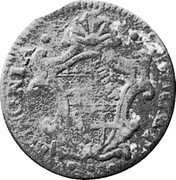 Italy 1/2 Bolognino Pius VI 1777 KM# 259 BONONIA DOCET coin obverse Italy 1/2 Bolognino Pius VI 1777 KM# 259 BONONIA DOCET coin obverse