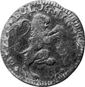 Italy 1/2 Bolognino Pius VI 1777 KM# 259 MEZZO BOLOGNINO... coin reverse Italy 1/2 Bolognino Pius VI 1777 KM# 259 MEZZO BOLOGNINO... coin reverse