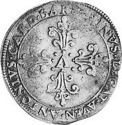 Italy 1/2 Franc Urbano VIII 1641 KM# 61 ANTONIVS CARD BARBERINVS LEGAT AVEN coin reverse Italy 1/2 Franc Urbano VIII 1641 KM# 61 ANTONIVS CARD BARBERINVS LEGAT AVEN coin reverse