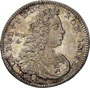 Italy 1/2 Piastra (60 Grana) Carlo VI 1730 MFA-GG KM# 142 CAROLVI D G ROM IMPE M F A G G coin obverse Italy 1/2 Piastra (60 Grana) Carlo VI 1730 MFA-GG KM# 142 CAROLVI D G ROM IMPE M F A G G coin obverse
