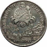 Italy 10 Paoli (Scudo) Madonna with Child 1796 KM# 340 PRÆSIDIVM ET DECVS BON DOCET coin reverse Italy 10 Paoli (Scudo) Madonna with Child 1796 KM# 340 PRÆSIDIVM ET DECVS BON DOCET coin reverse
