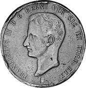 Italy 10 Tornesi Francesco II 1859 LA KM# 377 FRANCISCVS II. D. G. REGNI VTR. SIC. ET HIER. REX. coin obverse Italy 10 Tornesi Francesco II 1859 LA KM# 377 FRANCISCVS II. D. G. REGNI VTR. SIC. ET HIER. REX. coin obverse