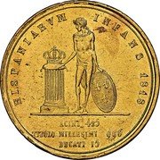 Italy 15 Ducati Ferdinando I 1818 KM# 287 HISPANIARVM INFANS 1818 ACINI 425 TITOLO MILLESIMI 996 DUCATI 15 coin reverse Italy 15 Ducati Ferdinando I 1818 KM# 287 HISPANIARVM INFANS 1818 ACINI 425 TITOLO MILLESIMI 996 DUCATI 15 coin reverse