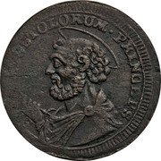 Italy 2-1/2 Baiocchi Pius VI 1796 KM# 2.1 S P APOSTOLORUM PRINCEPS coin reverse Italy 2-1/2 Baiocchi Pius VI 1796 KM# 2.1 S P APOSTOLORUM PRINCEPS coin reverse