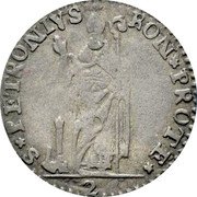 Italy 2 Bolognini Benedict XIII 1724 KM# 177 S PETRONIVS BON PROTE 2 coin reverse Italy 2 Bolognini Benedict XIII 1724 KM# 177 S PETRONIVS BON PROTE 2 coin reverse