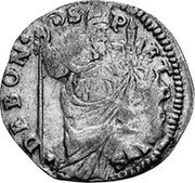 Italy 2 Bolognini Innocent XII ND KM# 117 DE BON S PETRUS coin reverse Italy 2 Bolognini Innocent XII ND KM# 117 DE BON S PETRUS coin reverse