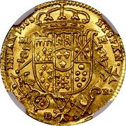 Italy 2 Ducati Carlo I 1753 DeG//MM-R KM# 151 INFAN 1753 HISPAN M M R D 2 coin reverse Italy 2 Ducati Carlo I 1753 DeG//MM-R KM# 151 INFAN 1753 HISPAN M M R D 2 coin reverse