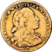 Italy 2 Ducati Ferdinando IV 1771 P//C-RC KM# 183 FERDIN IV D G SICILIAR ET HIER REX P coin obverse Italy 2 Ducati Ferdinando IV 1771 P//C-RC KM# 183 FERDIN IV D G SICILIAR ET HIER REX P coin obverse