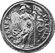 Italy 2 Zecchino Benedict XIV ND (1742) KM# 228 PACRI PATRIÆ coin reverse Italy 2 Zecchino Benedict XIV ND (1742) KM# 228 PACRI PATRIÆ coin reverse