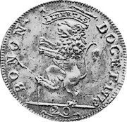 Italy 20 Bolognini (Lira) (Pius VI) KM# 276 BONON DOCET 20 coin reverse Italy 20 Bolognini (Lira) (Pius VI) KM# 276 BONON DOCET 20 coin reverse