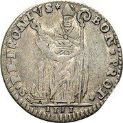 Italy 4 Bolognini Clement XI 1711 KM# 147 S PETRONIVS BON PROT IIII coin reverse Italy 4 Bolognini Clement XI 1711 KM# 147 S PETRONIVS BON PROT IIII coin reverse