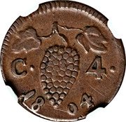 Italy 4 Cavalli Ferdinando IV 1804 KM# 238 C 4 18 04 coin reverse Italy 4 Cavalli Ferdinando IV 1804 KM# 238 C 4 18 04 coin reverse