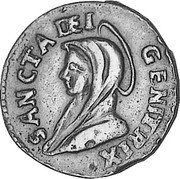 Italy 5 Baiocchi Pius VI 1797 XXIII KM# 6.2 SANCTA DEI GENITRIX coin reverse Italy 5 Baiocchi Pius VI 1797 XXIII KM# 6.2 SANCTA DEI GENITRIX coin reverse