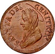 Italy 5 Baiocchi Pius VI 1797 XXIII KM# 8 SANCTA DEI GENITRIX coin reverse Italy 5 Baiocchi Pius VI 1797 XXIII KM# 8 SANCTA DEI GENITRIX coin reverse