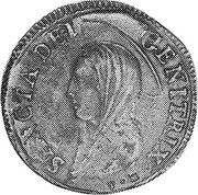 Italy 5 Baiocchi Madonna. Montalto 1797 XXIII KM# 2 SANCTA DEI GENITRIX coin reverse Italy 5 Baiocchi Madonna. Montalto 1797 XXIII KM# 2 SANCTA DEI GENITRIX coin reverse