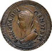 Italy 5 Baiocchi Pius VI Terni 1797 XXIII KM# 2 SANCTA DEI GENITRIX coin reverse Italy 5 Baiocchi Pius VI Terni 1797 XXIII KM# 2 SANCTA DEI GENITRIX coin reverse