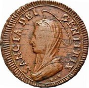 Italy 5 Baiocchi Pius VI 1797 XXIII KM# 178 SANCTA DEI GENITRIX coin reverse Italy 5 Baiocchi Pius VI 1797 XXIII KM# 178 SANCTA DEI GENITRIX coin reverse