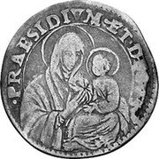 Italy 5 Bolognini (Carlino) Clement X 1671 KM# 81 PRAESIDIVM ET DECVS coin reverse Italy 5 Bolognini (Carlino) Clement X 1671 KM# 81 PRAESIDIVM ET DECVS coin reverse