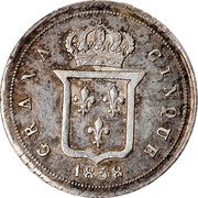 Italy 5 Grana Ferdinando II 1838 KM# 326 GRANA CINQUE 1838 coin reverse Italy 5 Grana Ferdinando II 1838 KM# 326 GRANA CINQUE 1838 coin reverse