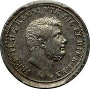 Italy 5 Grana Ferdinando II 1848 KM# 363 FERD II D G REGNI VTR SIC ET HIER REX coin obverse Italy 5 Grana Ferdinando II 1848 KM# 363 FERD II D G REGNI VTR SIC ET HIER REX coin obverse